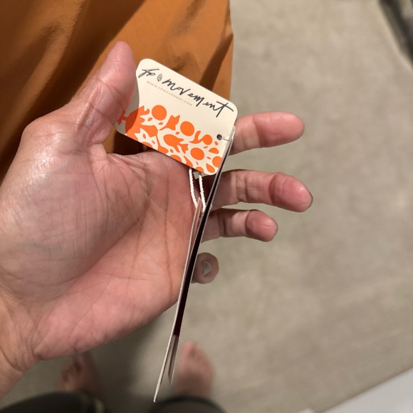 Women's Orange Bomber Jacket free people movement - Picture 10 of 11